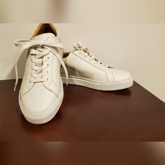 Greats White  Leather Men's Sneakers Size 8.5 - Picture 1 of 11